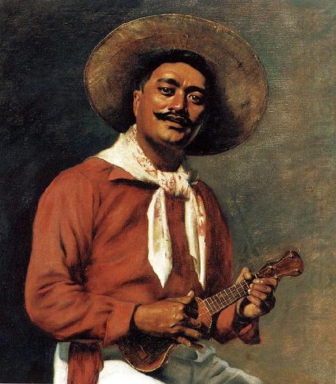 Hubert Vos Hawaiian Troubadour china oil painting image